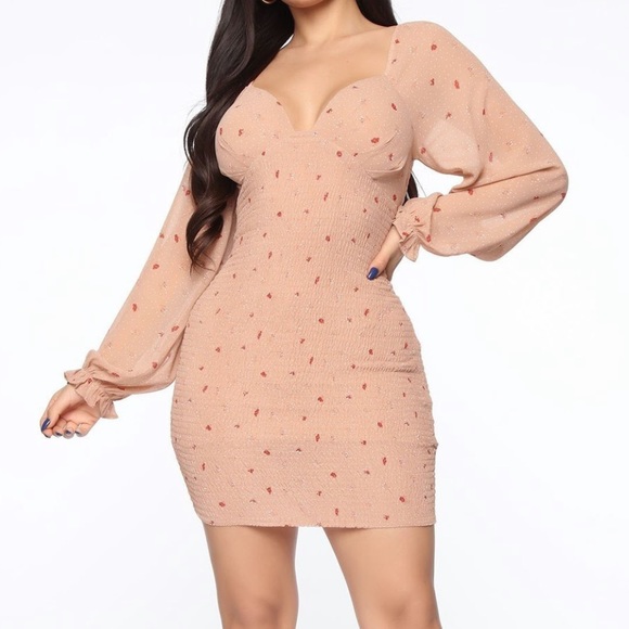 Fashion Nova: Walk That Smock Dress - Picture 2 of 2